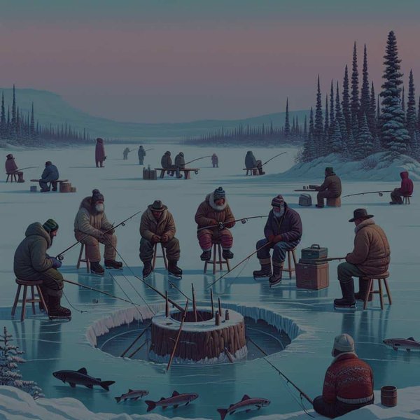 Où expérimenter la pêche sur glace dans le Grand Nord canadien ?