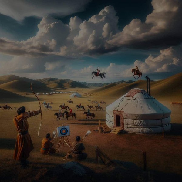 Peut-on trouver une yourte en Mongolie avec des cours de tir à l'arc et équitation traditionnelle?