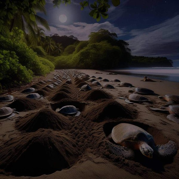 Où observer la ponte des tortues marines sur les plages du Costa Rica ?